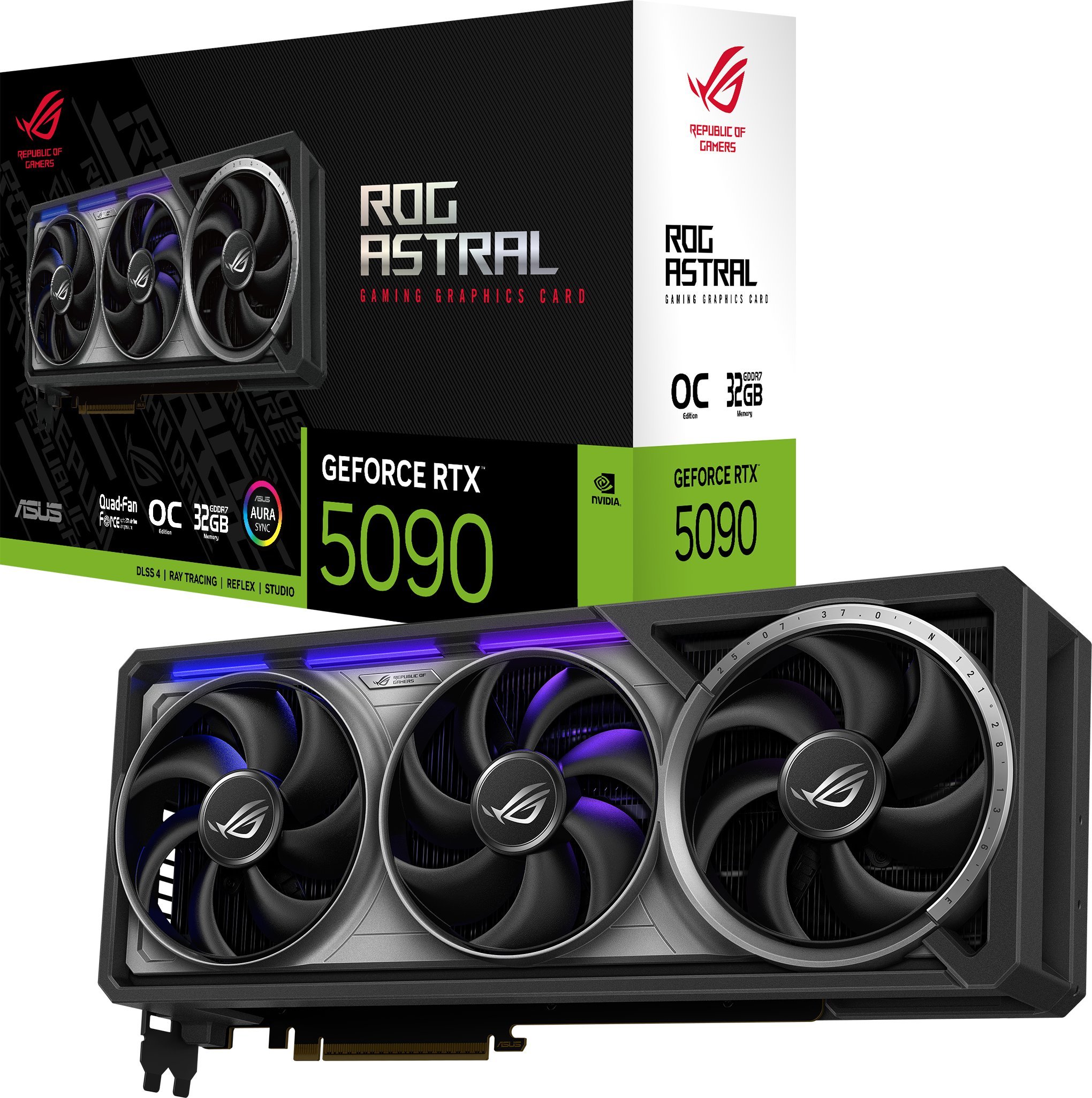 Karta graficzna Asus ROG Astral GeForce RTX 5090 OC 32GB GDDR7