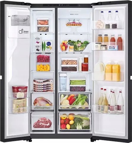 фото Холодильник с морозильной камерой LG GSLC41EPPE