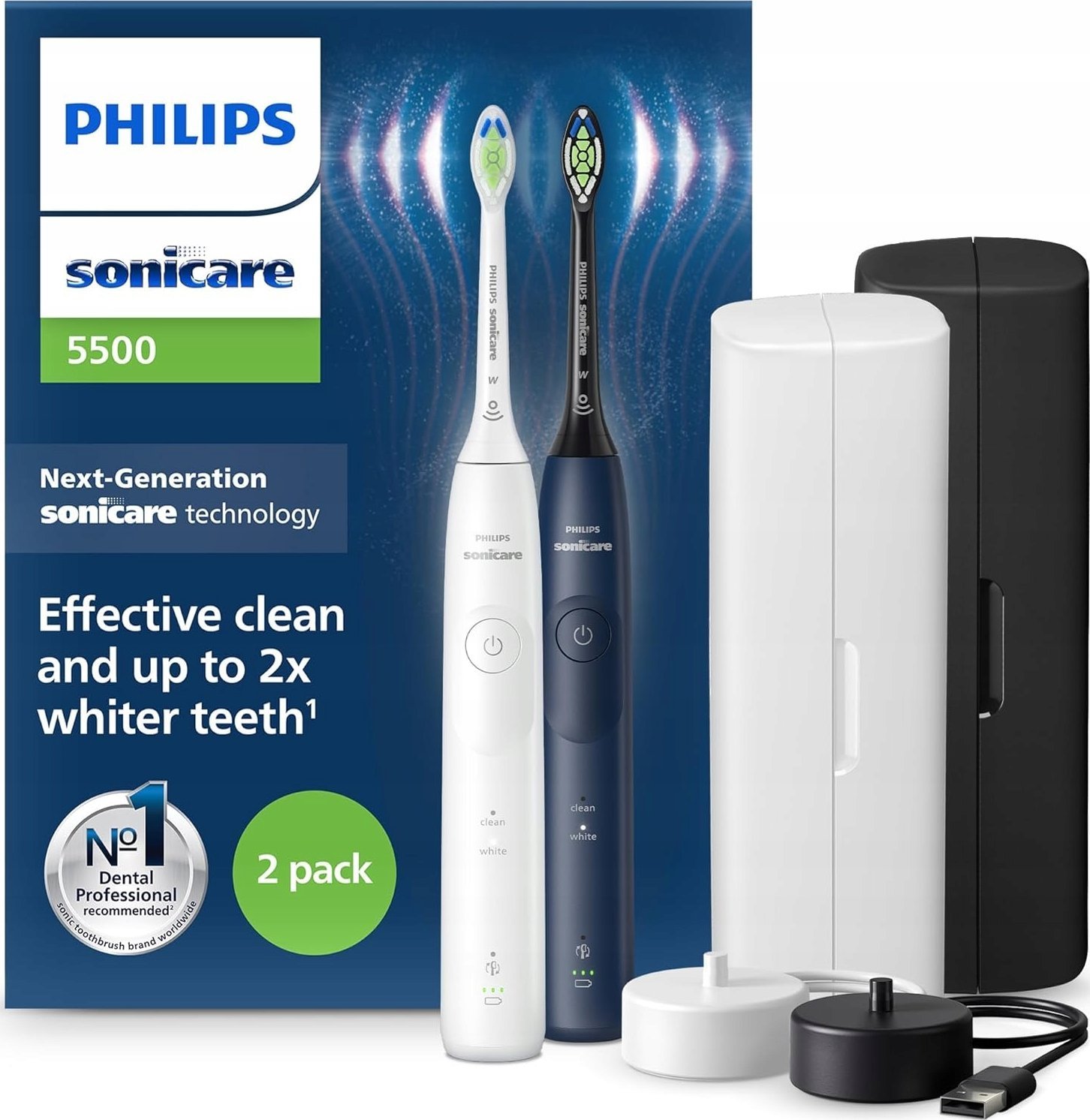 фото Електрична зубна щітка Philips Sonicare 5500 Series HX7119/01