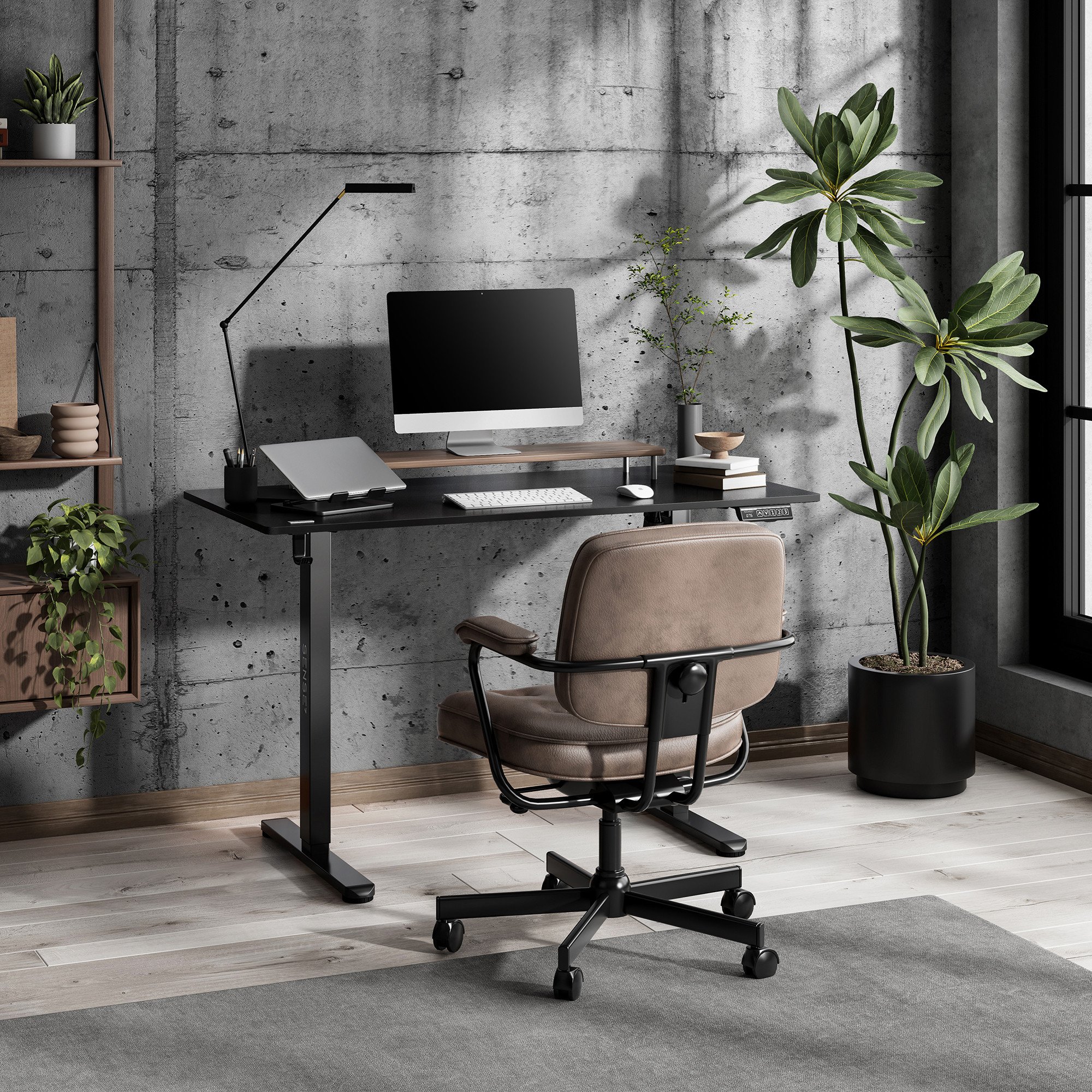 фото Геймерський ігровий стіл Sense7 Nojo Light 120x60 Black