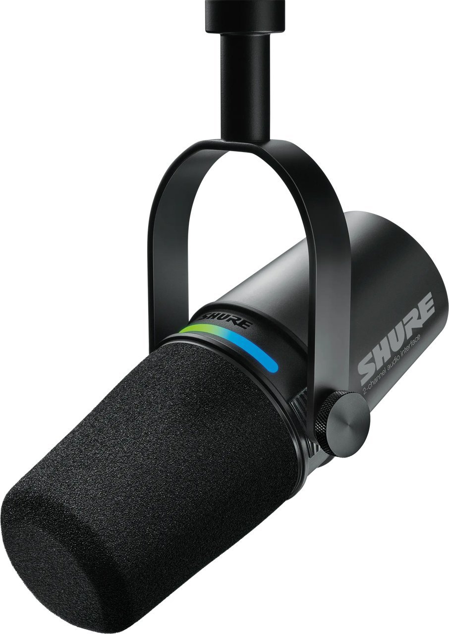 фото Мікрофон студійний, для ПК/ для стрімінгу, подкастів Shure MV7i