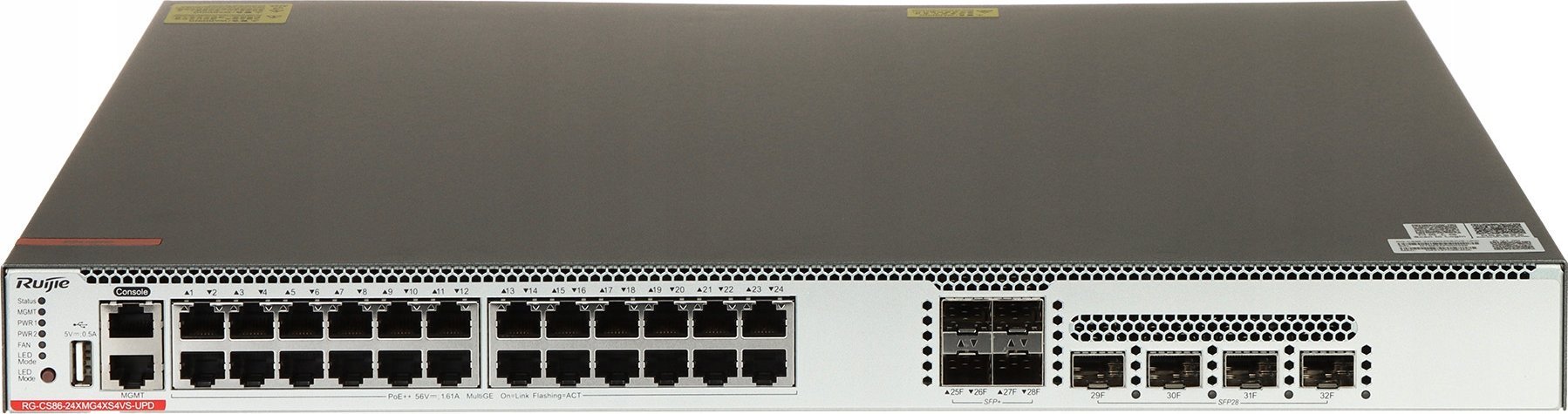 фото Комутатор керований Ruijie RG-CS86-24XMG4XS4VS-UPD