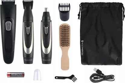фото Тример для бороди та вусів Remington MB905 The Works Beard Kit Black (43326560100)