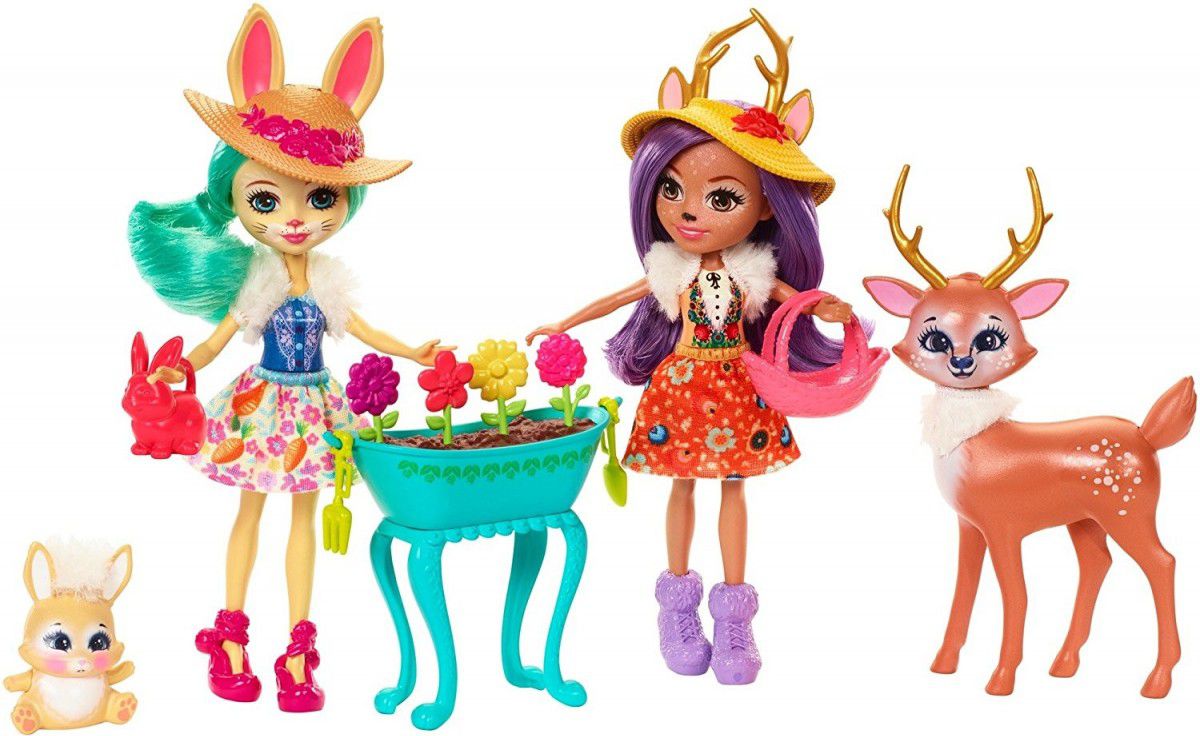 ENCHANTIMALS Wielopak Lalki Zwierzątka