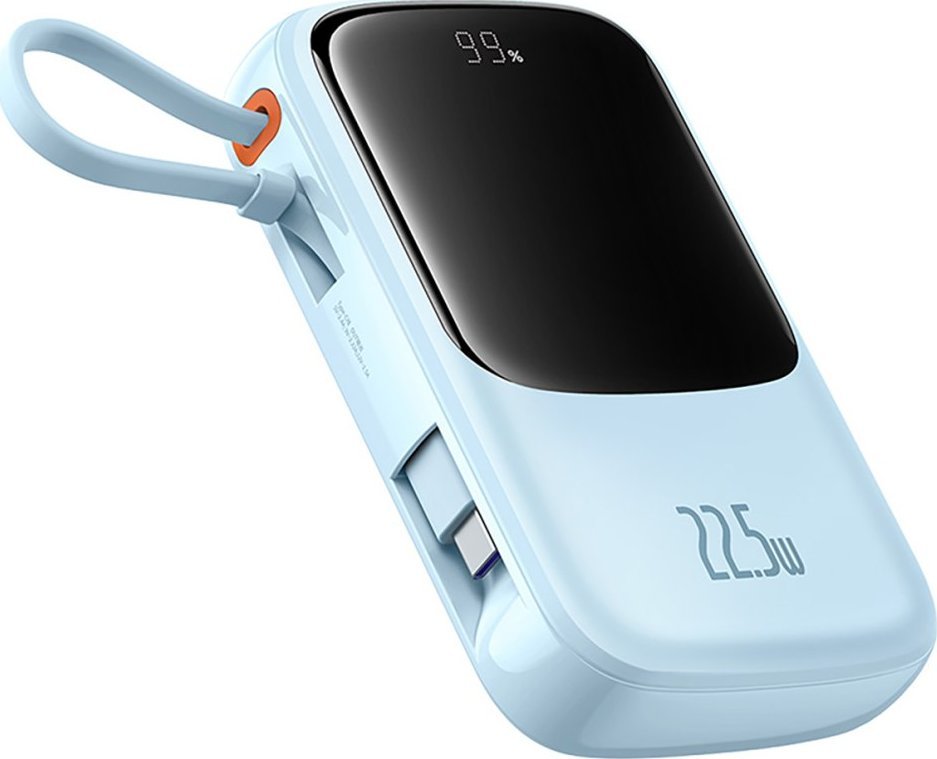 фото Внешний аккумулятор (пауэрбанк) Baseus Qpow Pro+ 22.5W 10000mAh Blue (P10067101313)