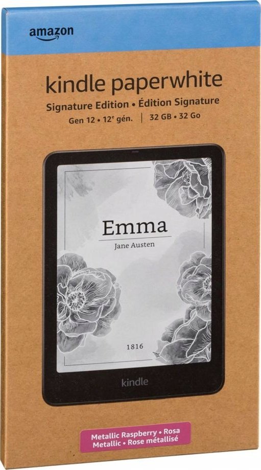 фото Електронна книга з підсвічуванням Amazon Kindle Paperwhite Signature Edition 12th Gen. 2024 32Gb Metallic Raspberry 2