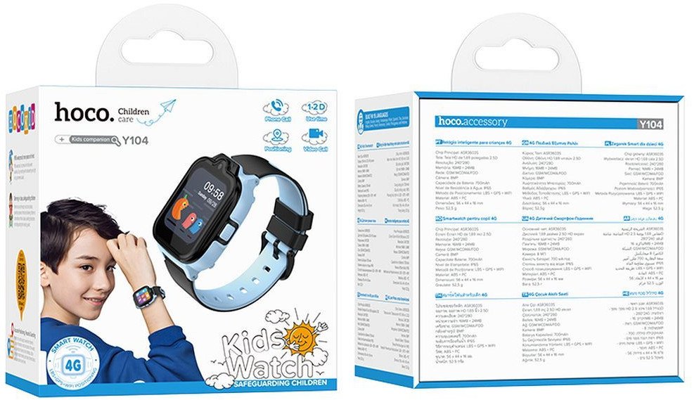 фото Смарт-годинник Hoco Y104 Blue