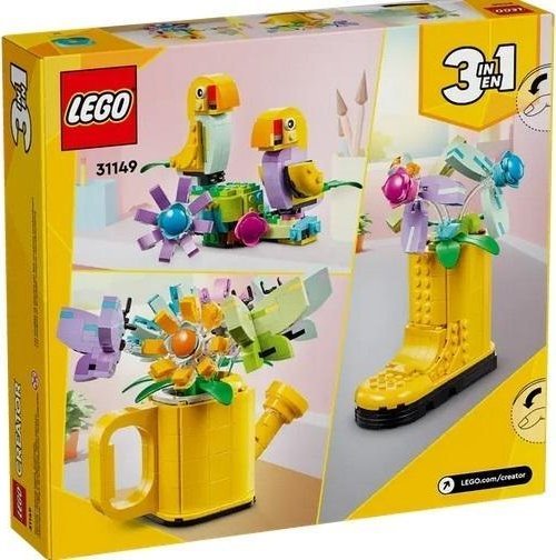 фото Блоковий конструктор LEGO Creator Квіти в лійці (31149)