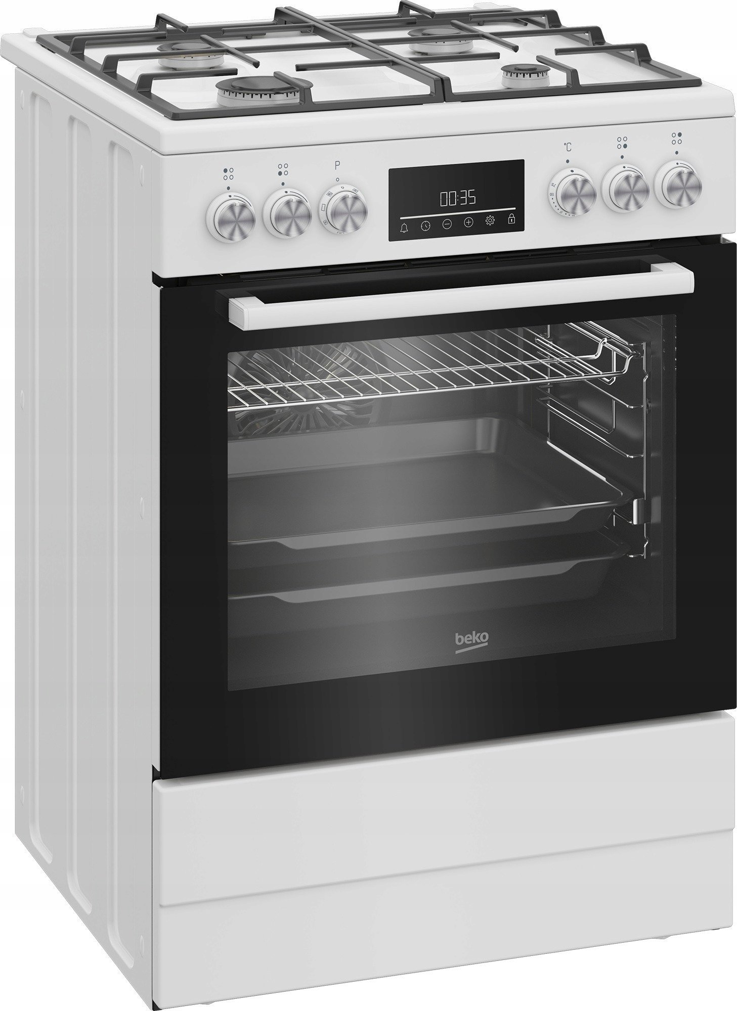 фото Комбінована плита Beko FBM62330GWDTN
