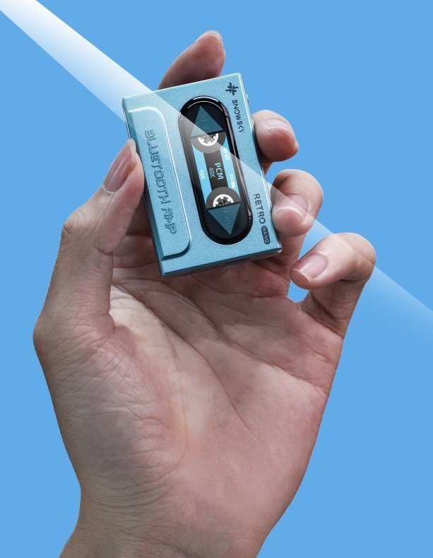 фото ЦАП та Підсилювач для навушників FiiO Snowsky Retro Nano Blue