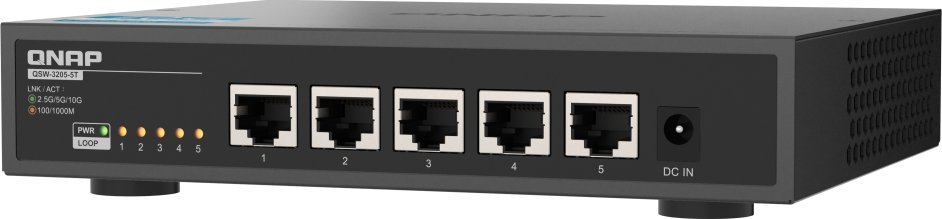 фото Комутатор некерований Qnap QSW-3205-5T