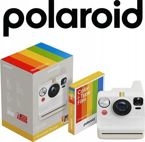 фото Фотокамера миттєвого друку Polaroid Now Gen 3 Pebble White (009155)