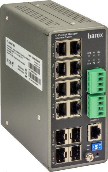 фото Комутатор керований Barox RY-804GBTME