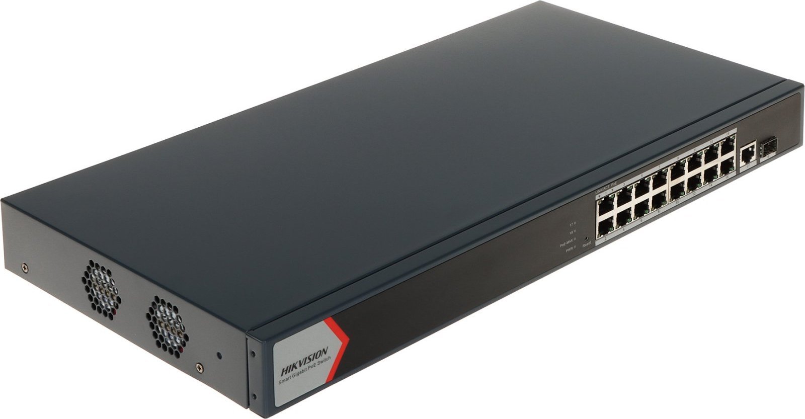 фото Комутатор керований Hikvision DS-3E1518P-EI(V2)