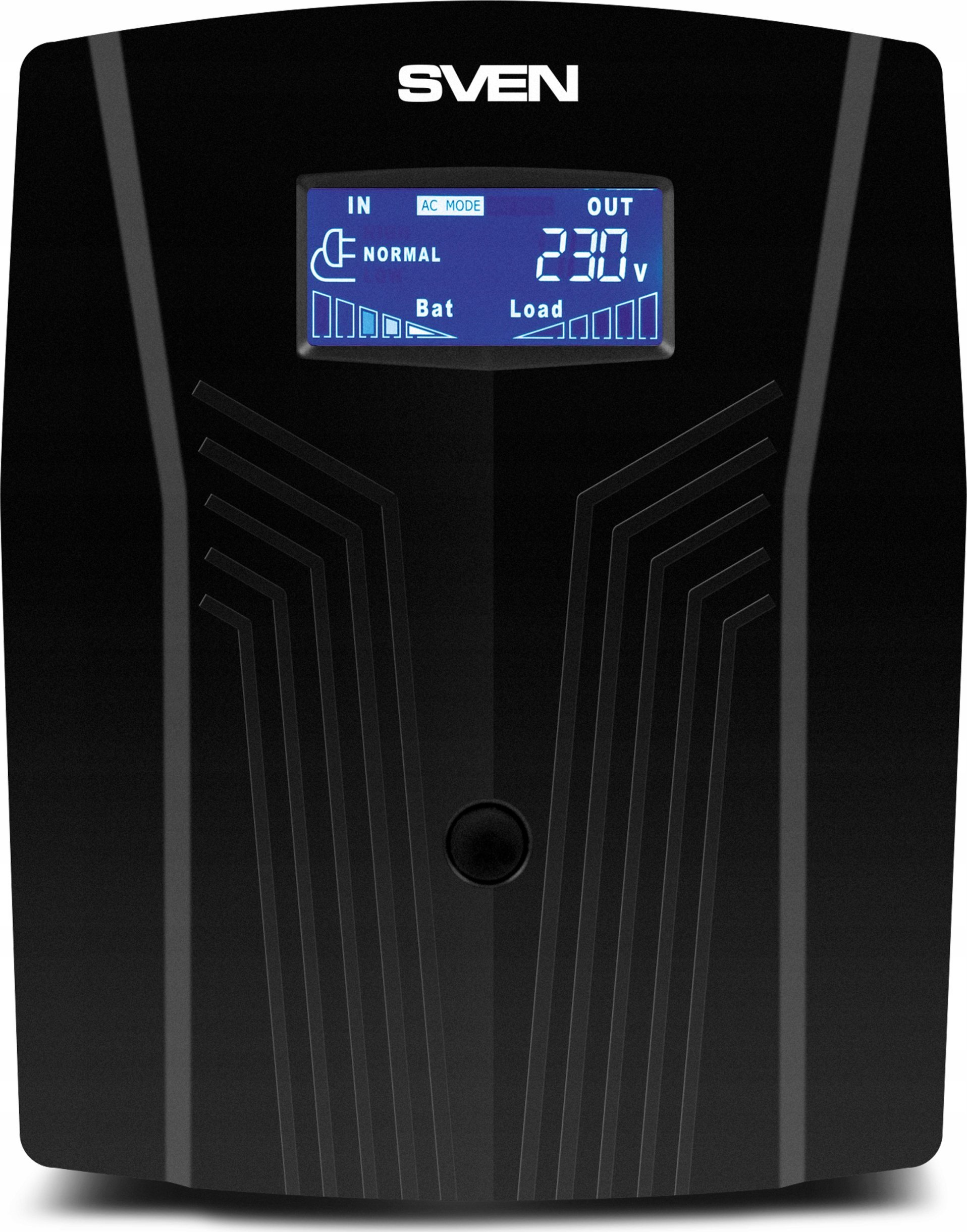 фото Лінійно-інтерактивне ДБЖ Sven Pro 1500 LCD USB (SV-013875) 1