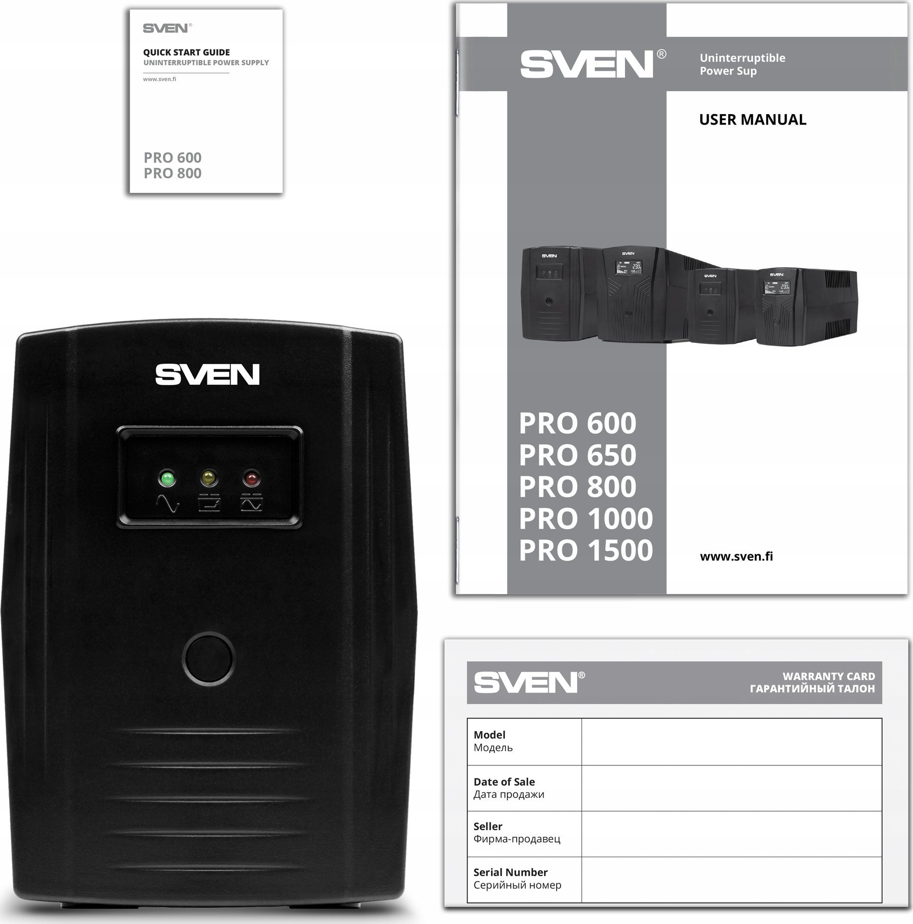 фото Лінійно-інтерактивне ДБЖ Sven Pro 800 (SV-013851) 3