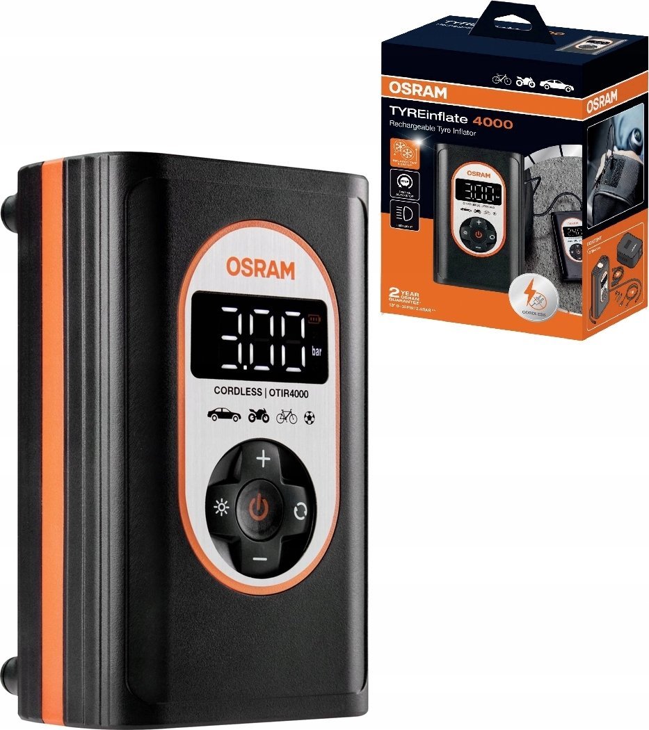 фото Автомобільний компресор (електричний) Osram Tyreinflate 4000
