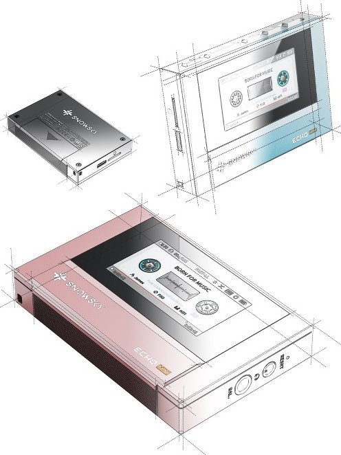 фото Hi-Res плеер FiiO Snowsky Echo Mini Pink