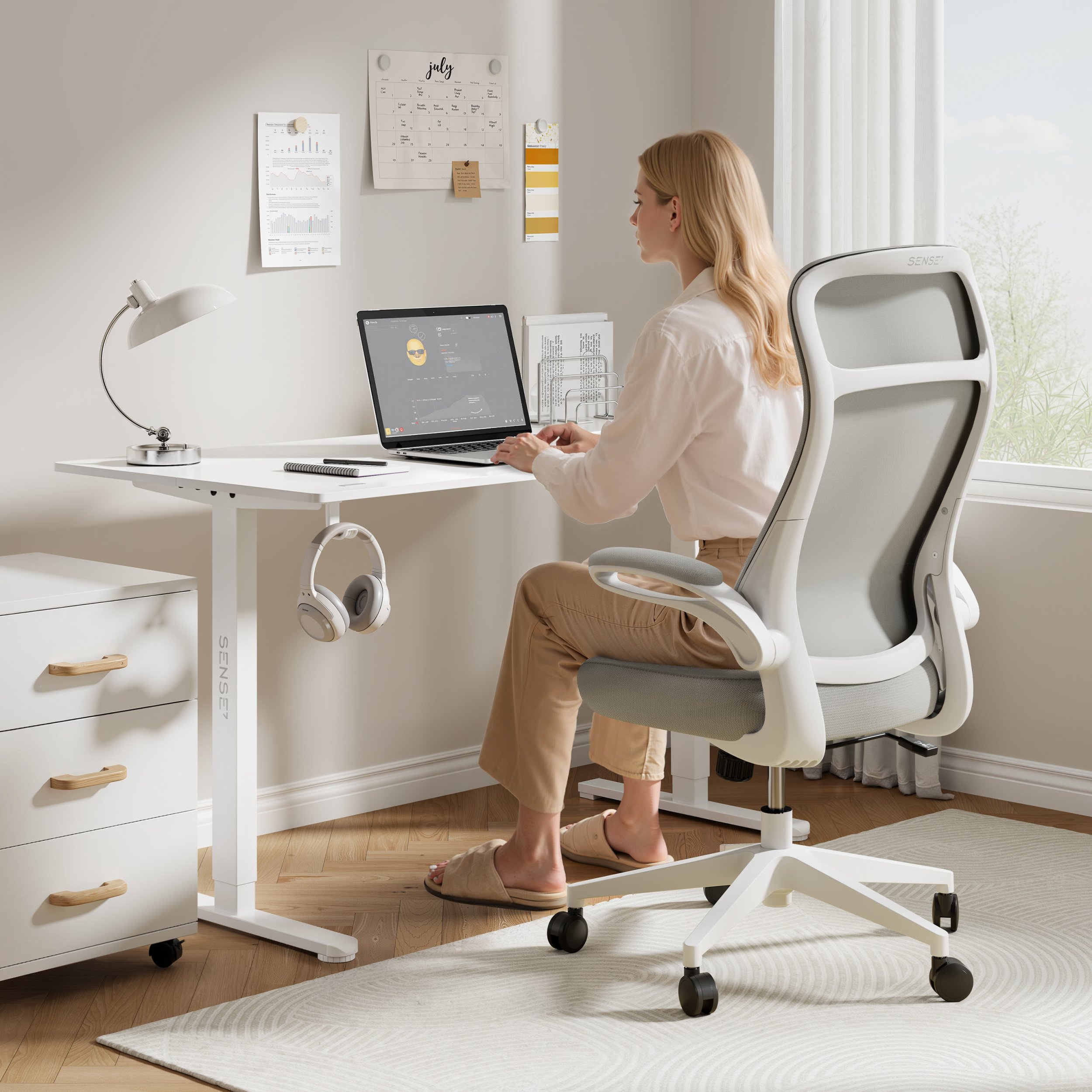фото Офисное кресло для персонала Sense7 Revo Gray