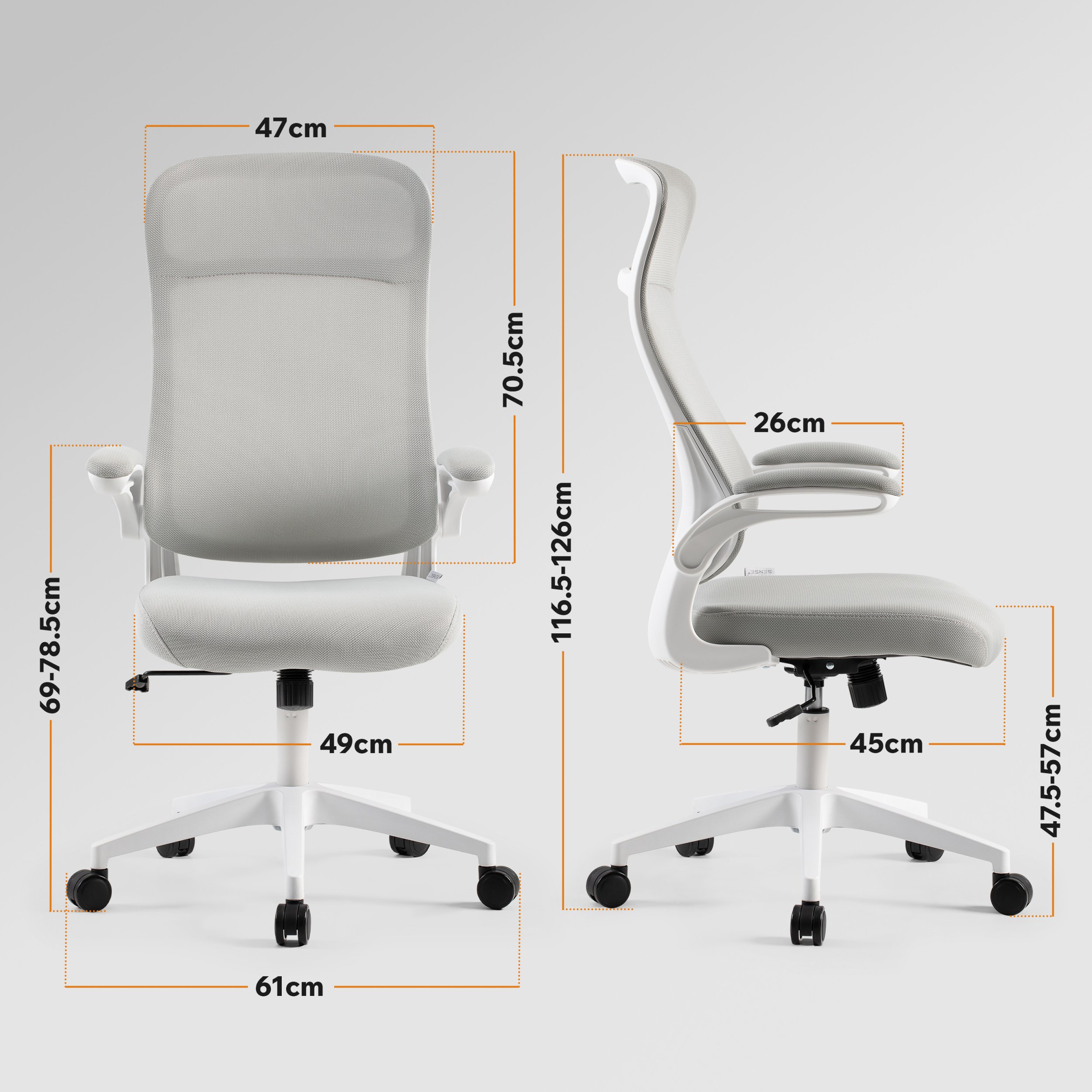 фото Офисное кресло для персонала Sense7 Revo Gray