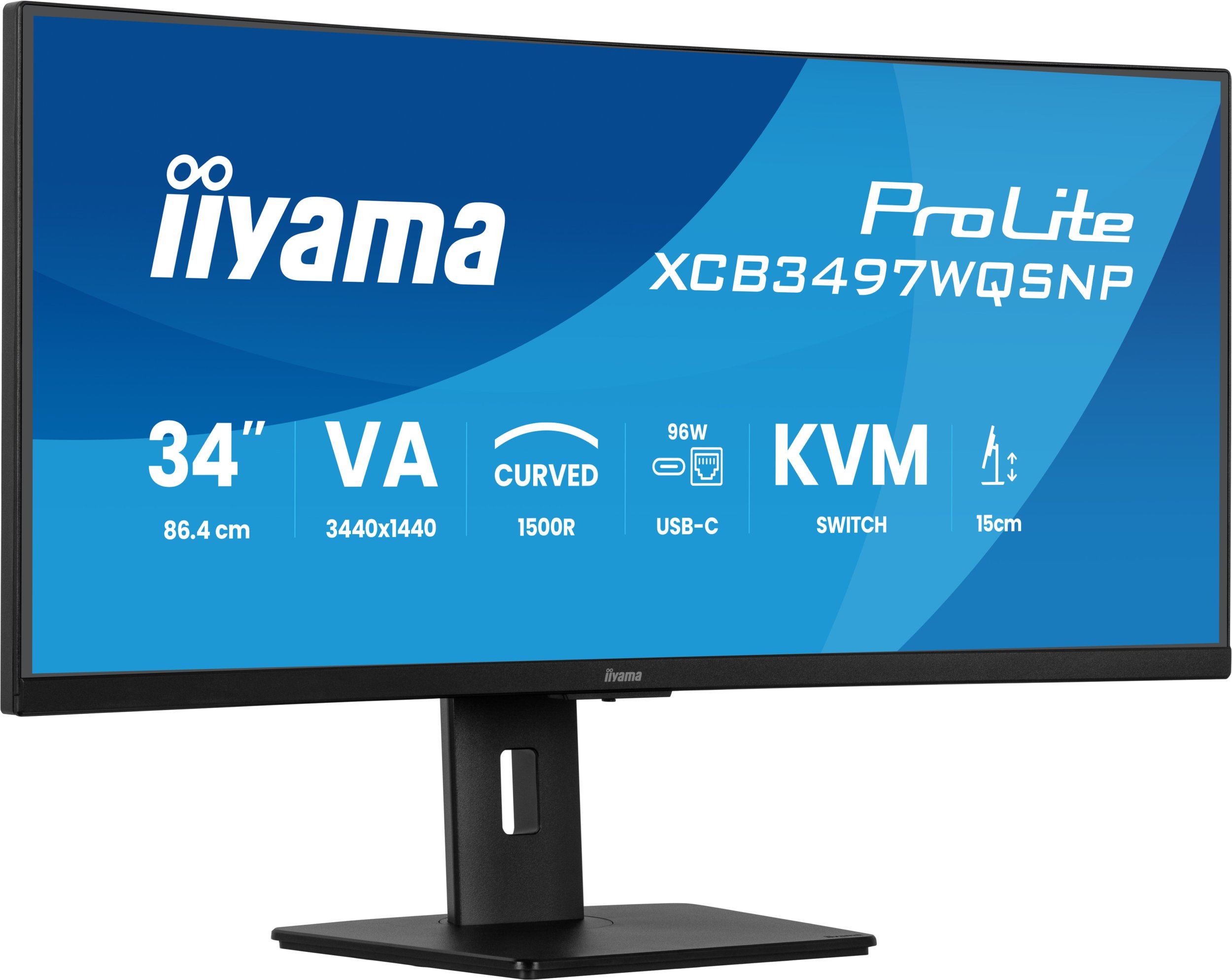 фото Монітор Iiyama XCB3497WQSNP-B1