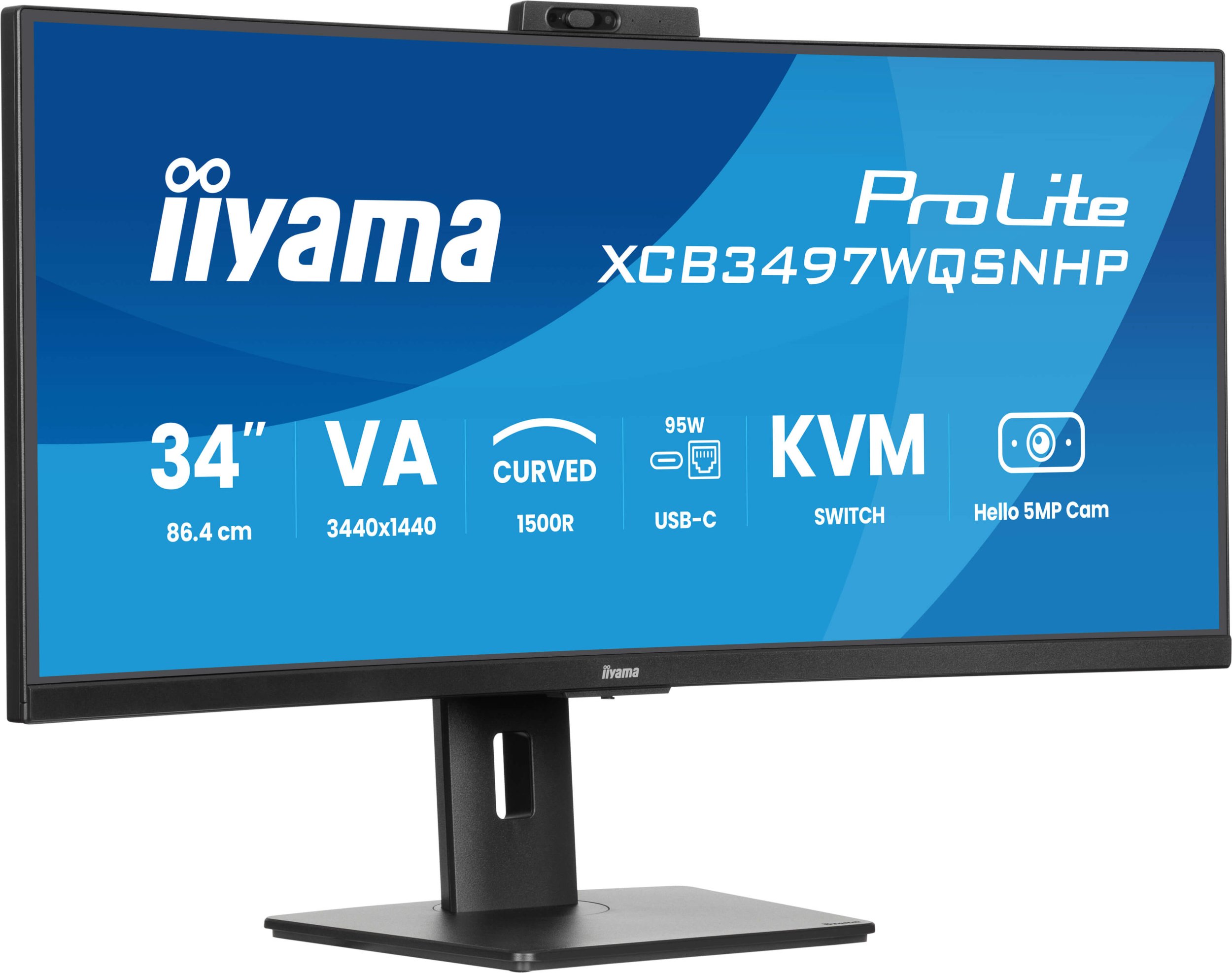 фото Монітор Iiyama XCB3497WQSNPH-B1
