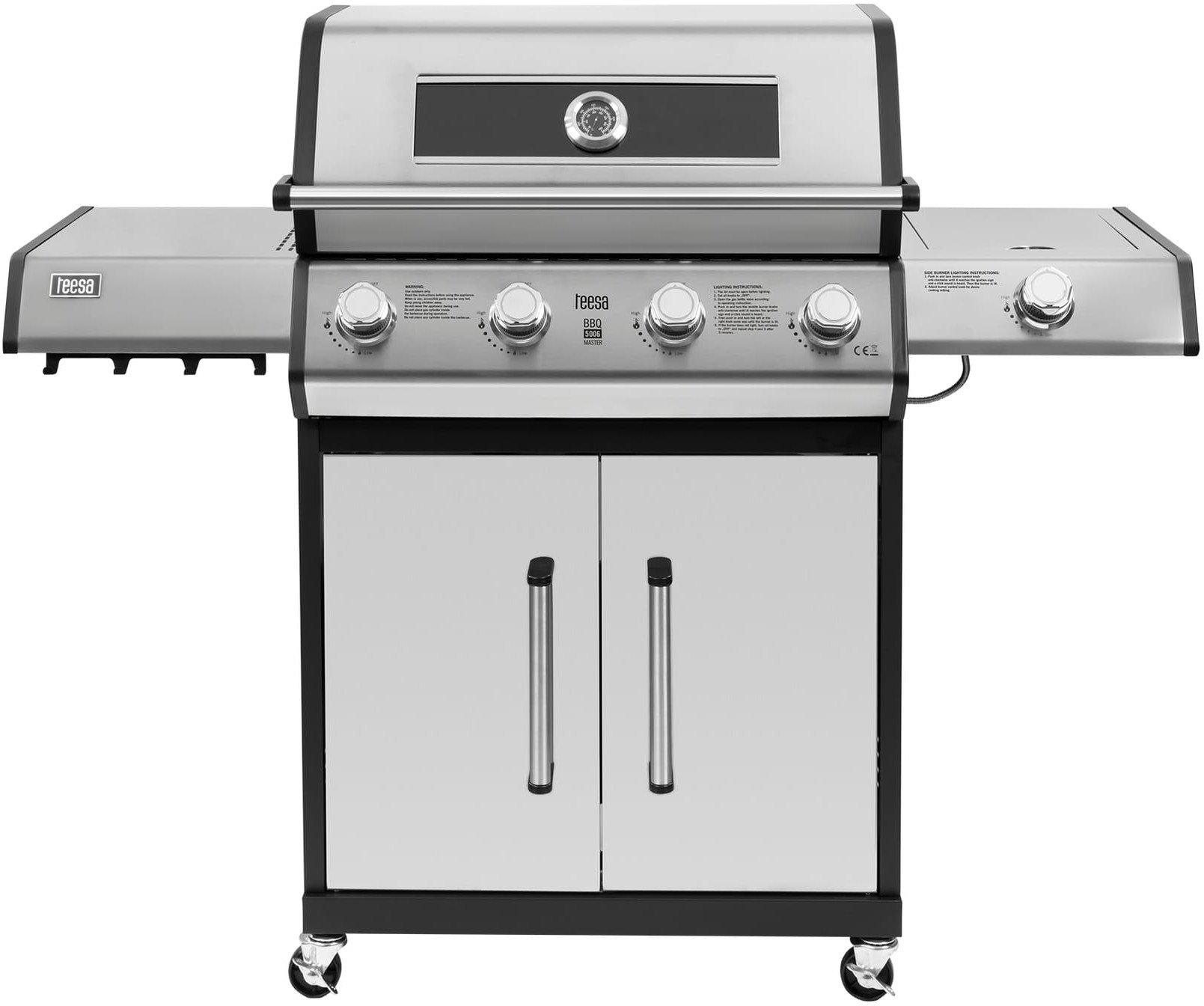 фото Гриль газовый мобильный Teesa BBQ 5006 Master