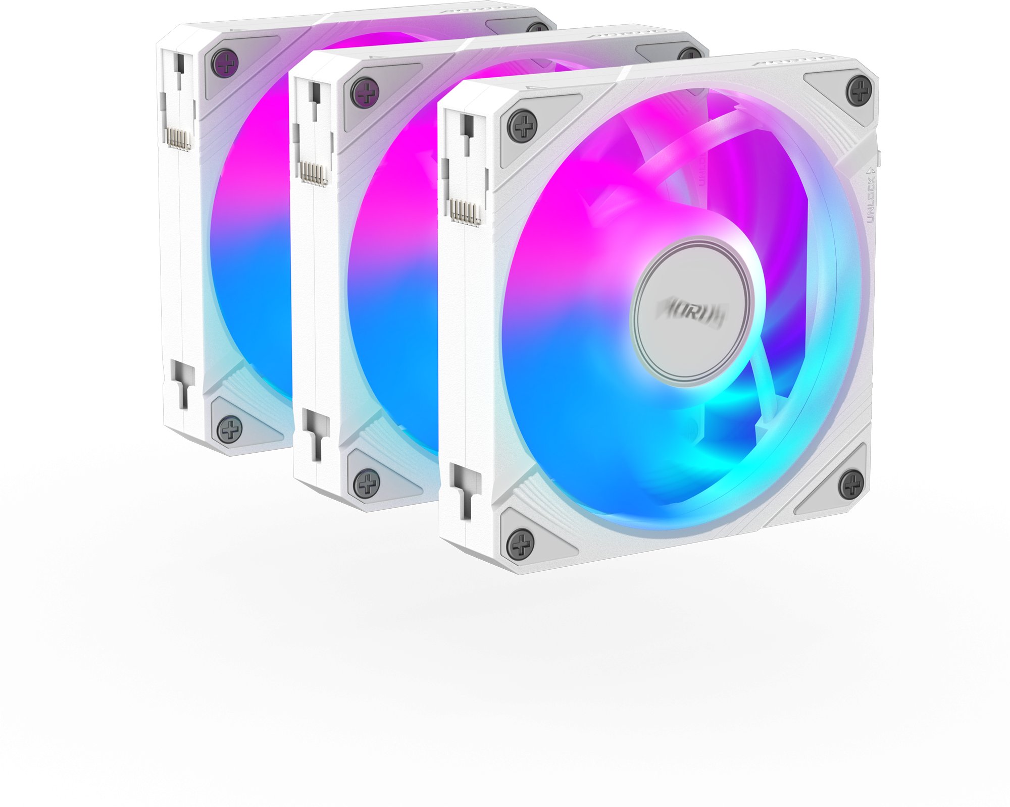 фото Вентилятор Gigabyte Aorus EZ Chain FAN 120 ICE 3-Pack (GP-ECFAN1203 ICE)