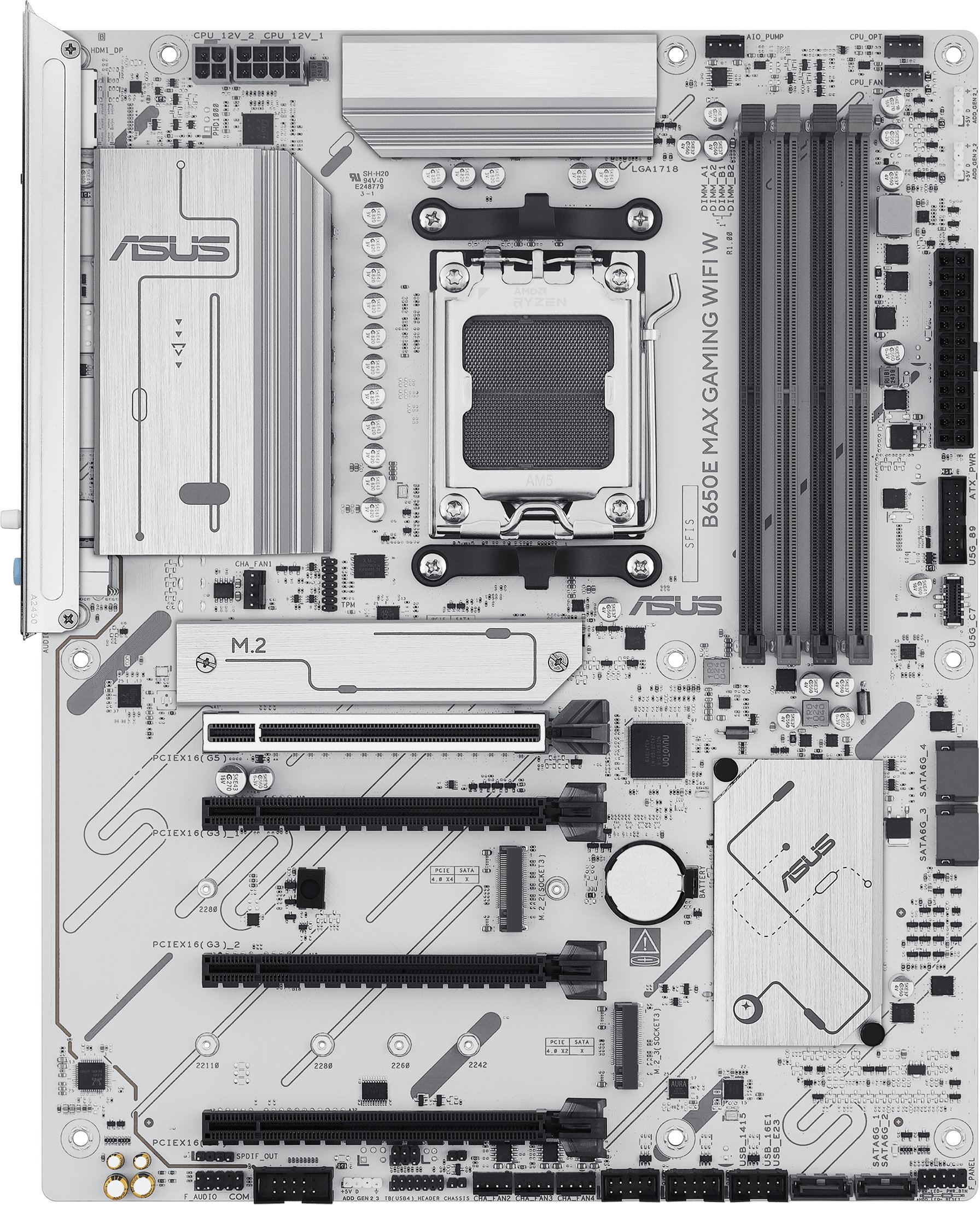 фото Материнская плата Asus B650E MAX Gaming WIFI W (90MB1M00-M0EAY0)