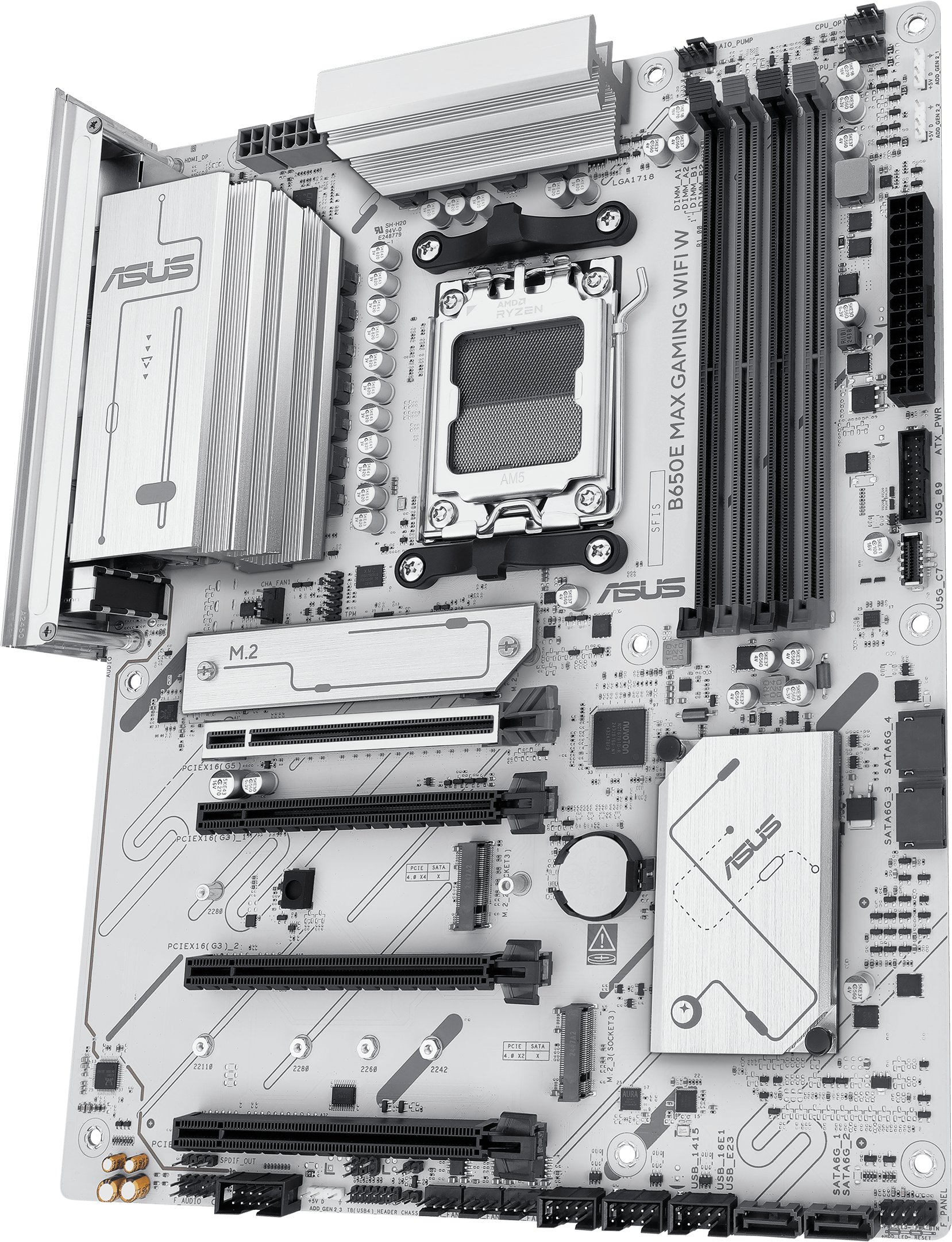 фото Материнская плата Asus B650E MAX Gaming WIFI W (90MB1M00-M0EAY0)