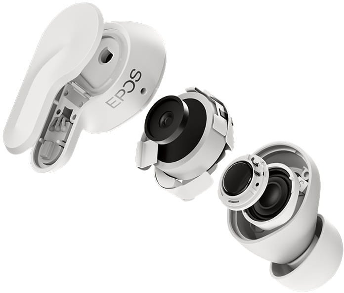 фото Навушники TWS Sennheiser Epos Adapt E1 Nordic White (1001261)