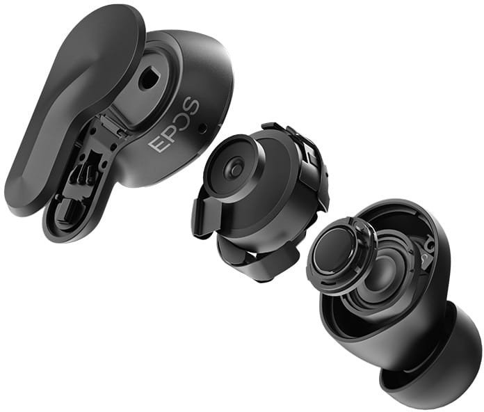 фото Наушники TWS Sennheiser Epos Adapt E1 Scandinavan Black (1001262)