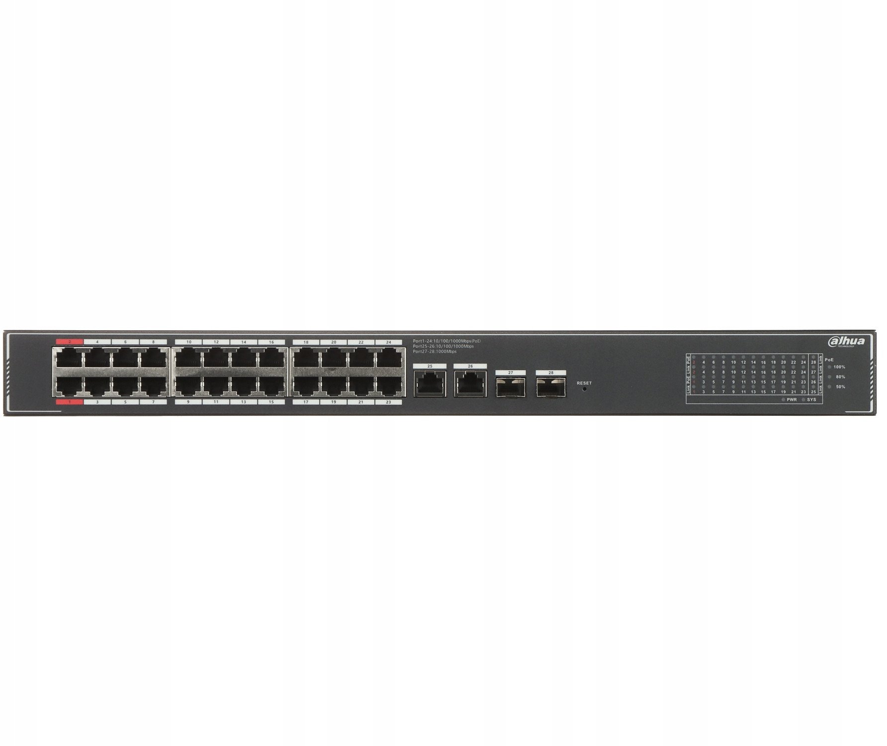 фото Управляемый коммутатор Dahua Technology SG4028LP