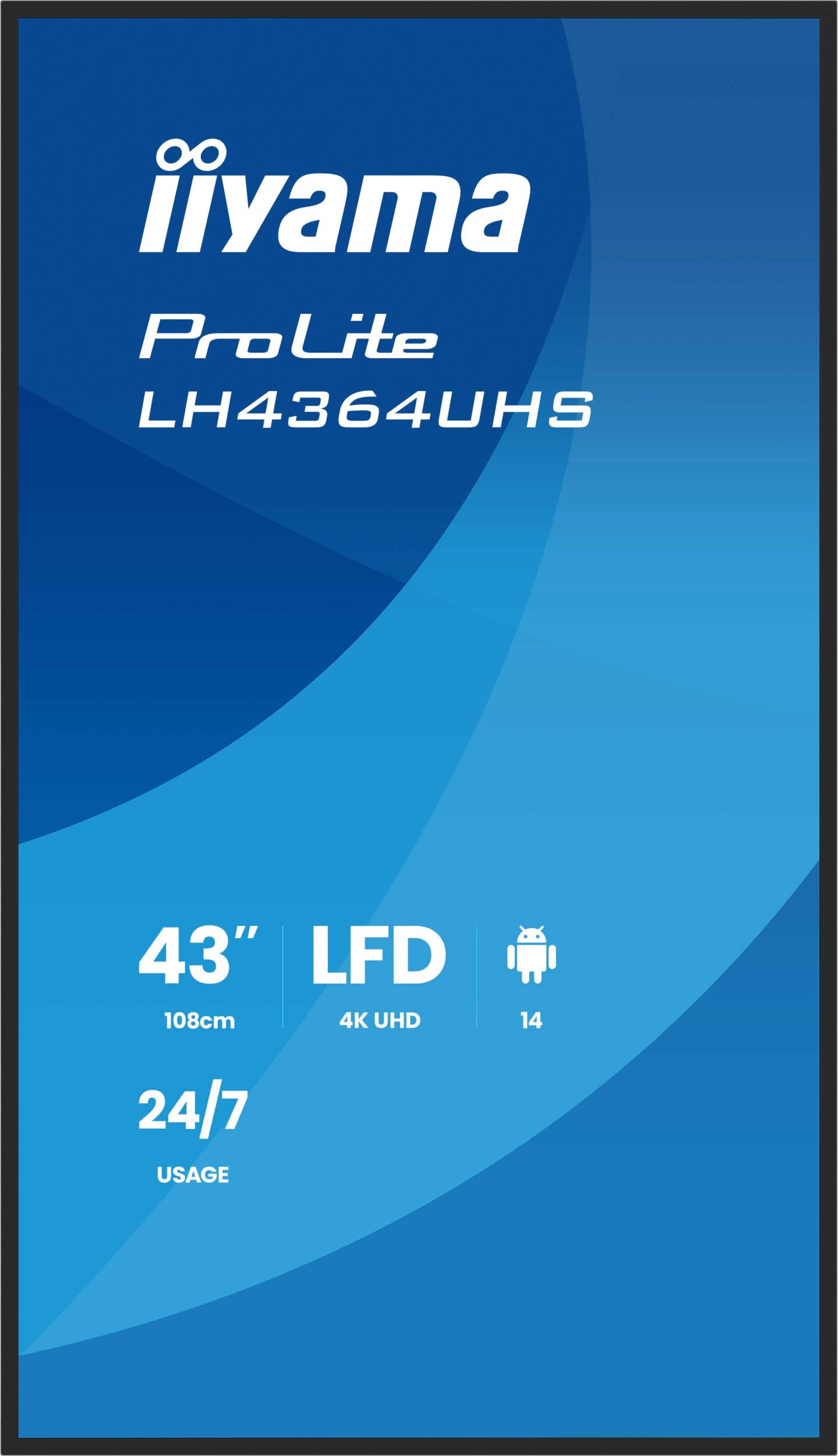 фото Інформаційний дисплей Iiyama LH4364UHS-B1AG