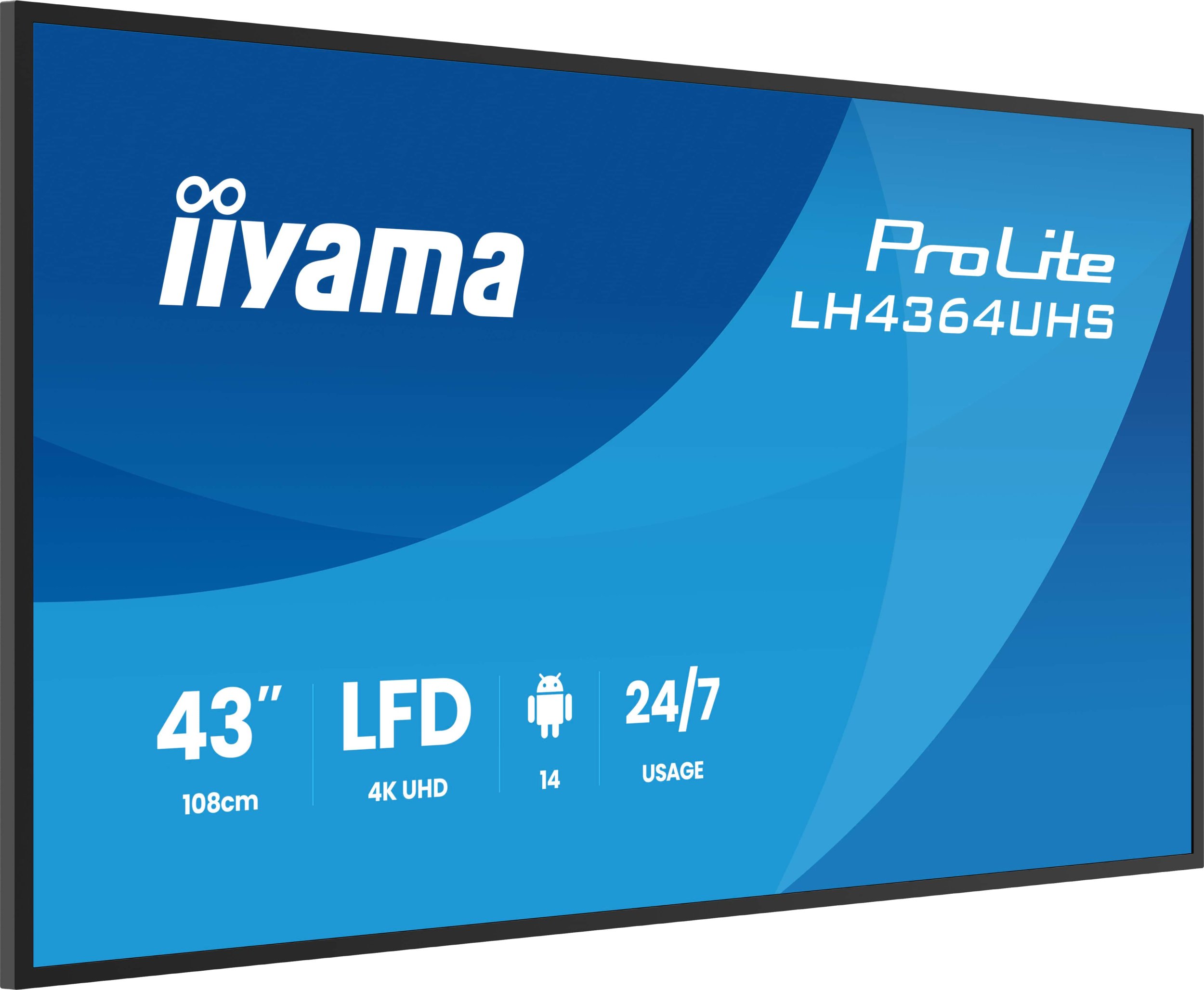 фото Інформаційний дисплей Iiyama LH4364UHS-B1AG