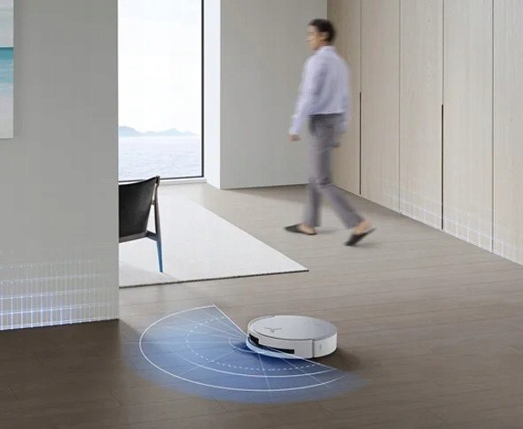 фото Робот-пилосос з вологим прибиранням Ecovacs Deebot X8 Omni White