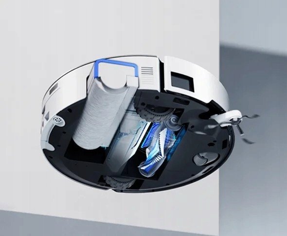 фото Робот-пилосос з вологим прибиранням Ecovacs Deebot X8 Omni White