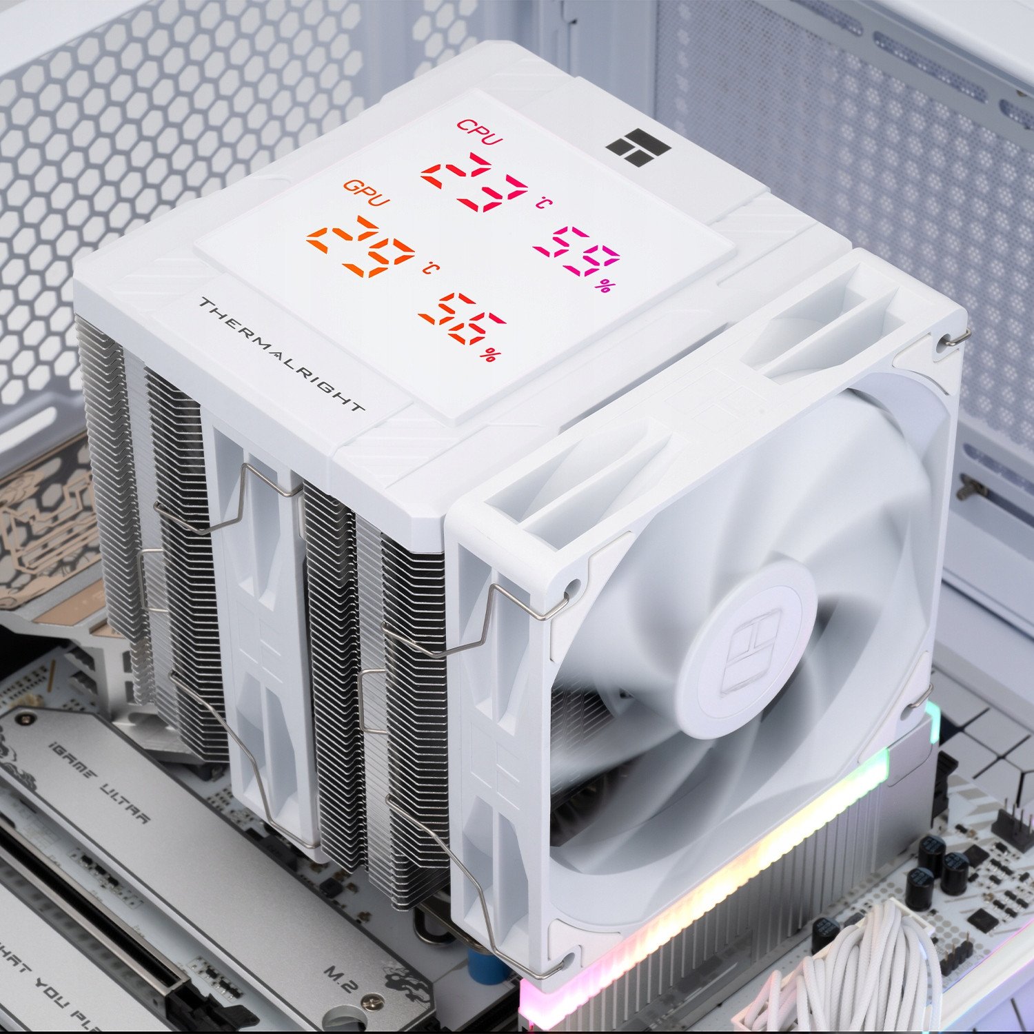 фото Повітряне охолодження Thermalright Peerless Assassin 120 Digital White