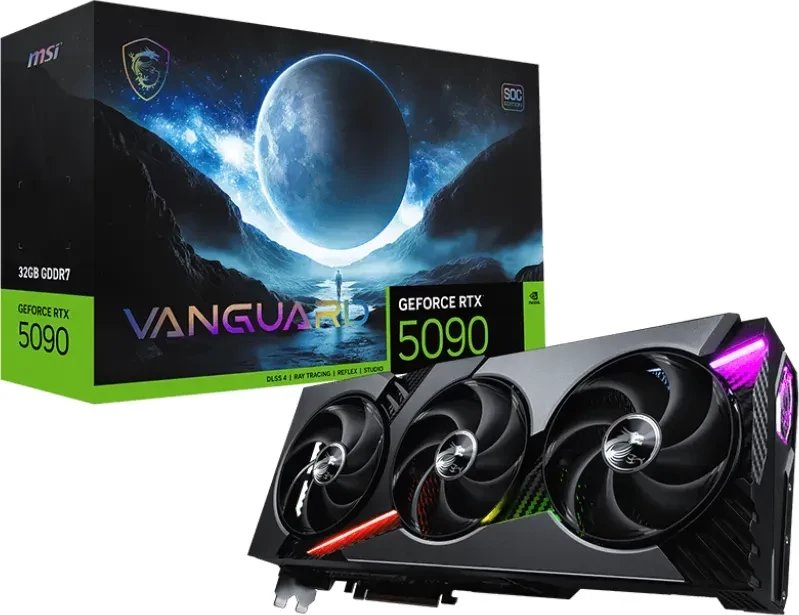 MSI GeForce RTX 5090 Vanguard SOC 32GB GDDR7 DLSS4 - Karta