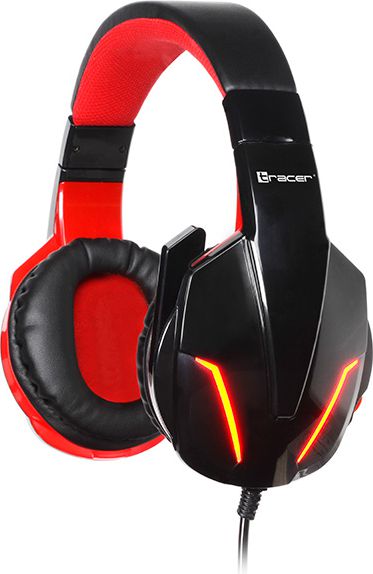 фото Навушники з мікрофоном Tracer Battle Heros Riot V2 Red (TRASLU45878)