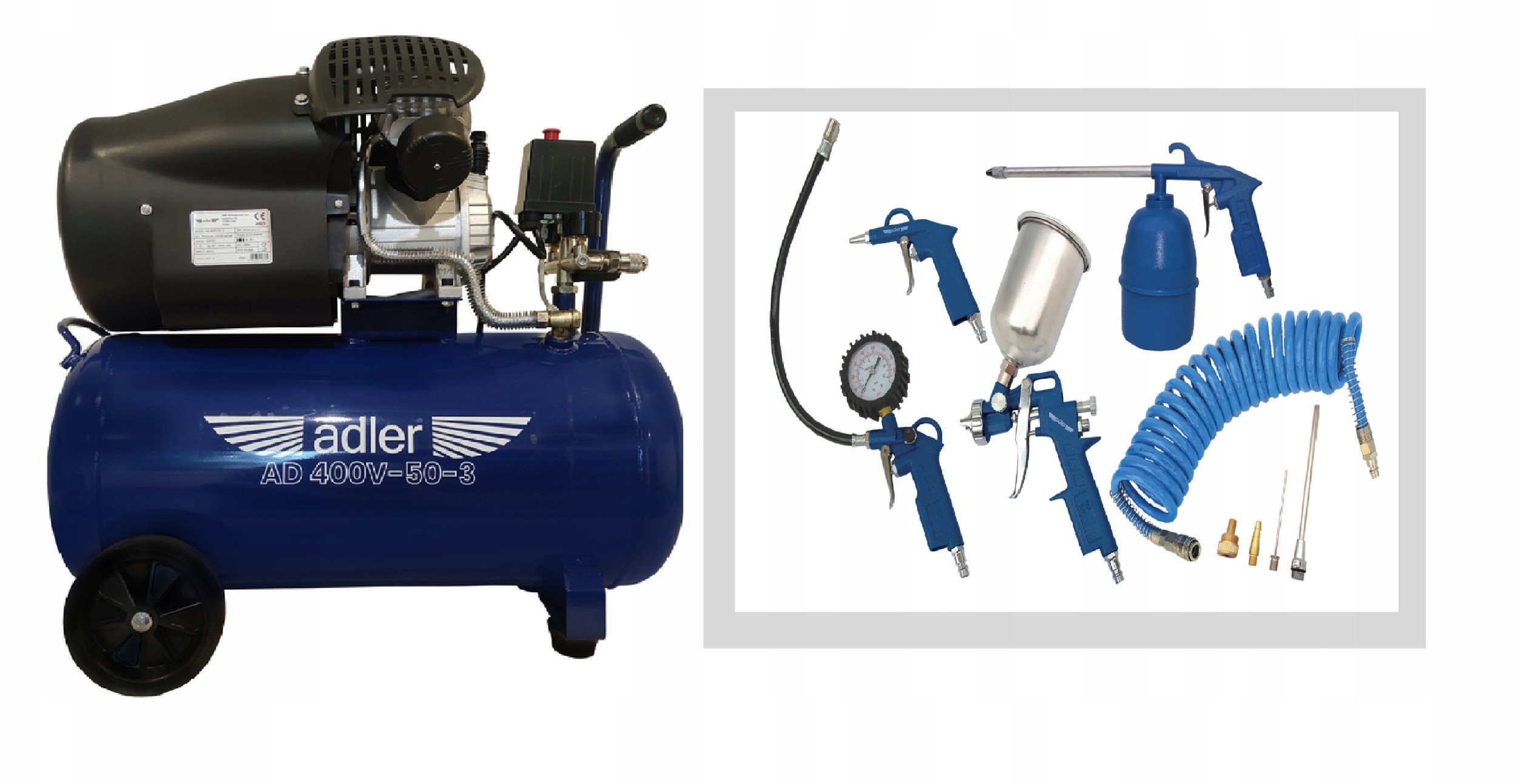 фото Компресор Adler AD400V-50-3