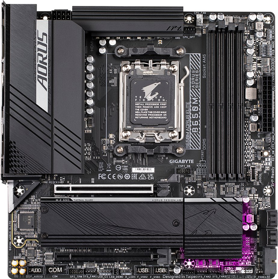 фото Материнська плата Gigabyte B650M Aorus Elite