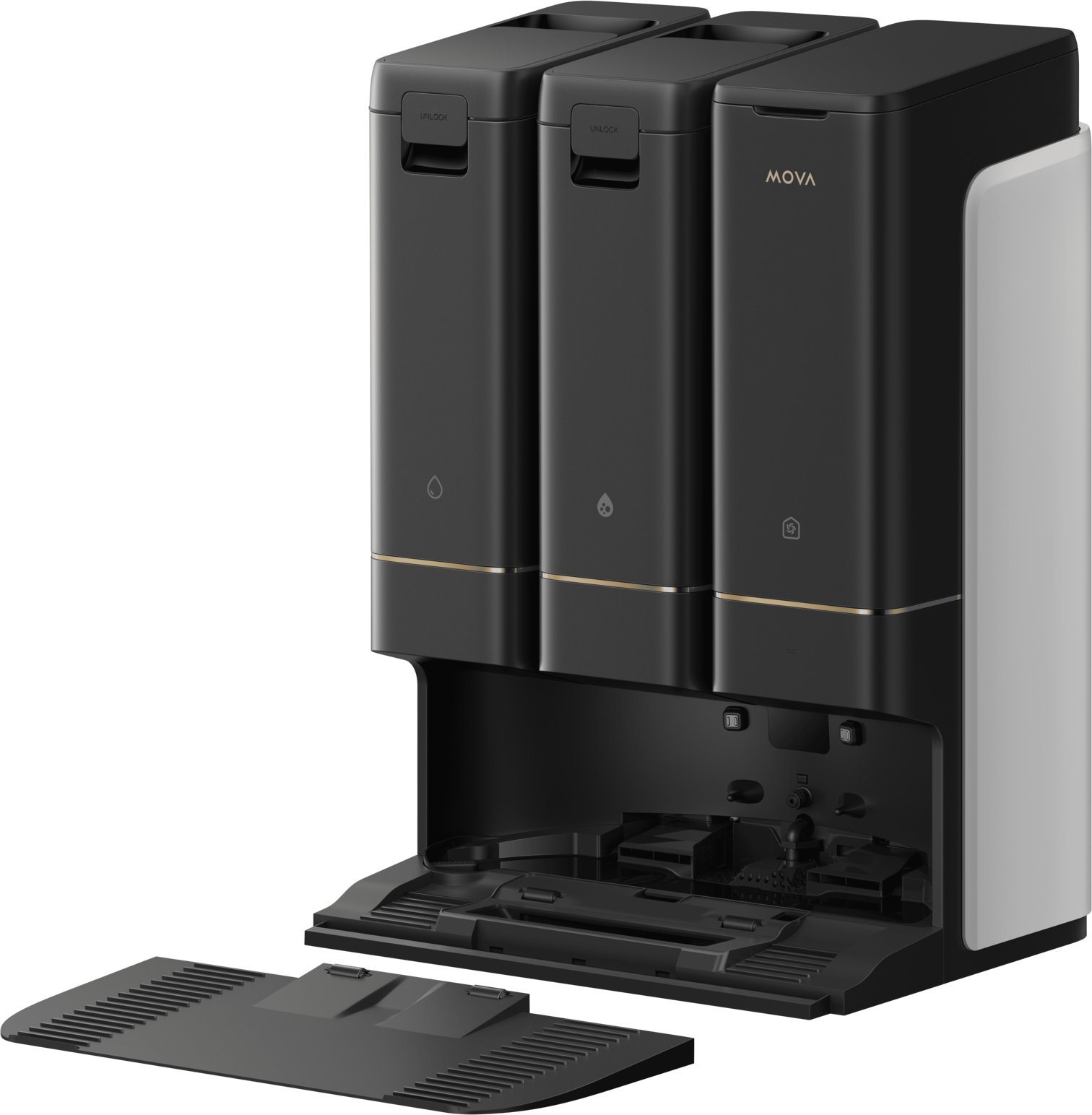 фото Робот-пилосос з вологим прибиранням Dreame Mova Z50 Ultra Black