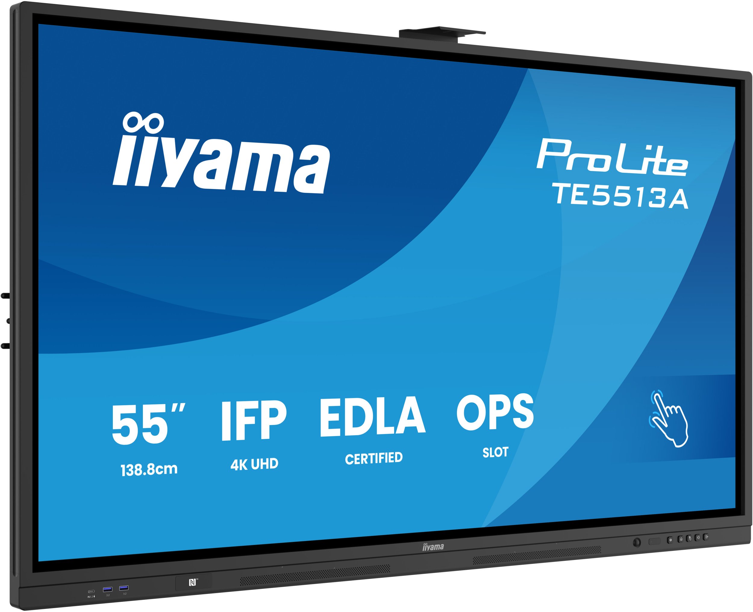 фото Інформаційний дисплей Iiyama TE8613A-B1AG
