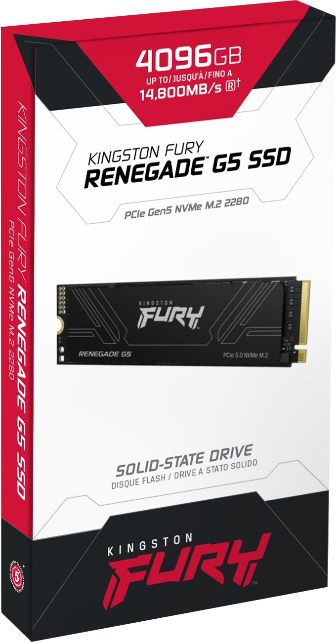 фото SSD накопичувач Kingston Fury Renegade G5 4 TB (SFYR2S/4T0)