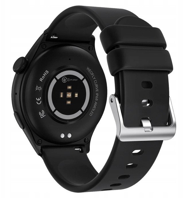 фото Смарт-годинник Weofly Curve Black