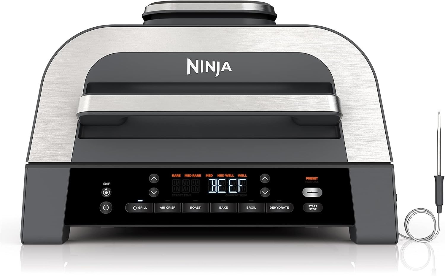 фото Аерогриль Ninja Foodi Max Air Grill & Air Fryer з Сooking probe DG551EU