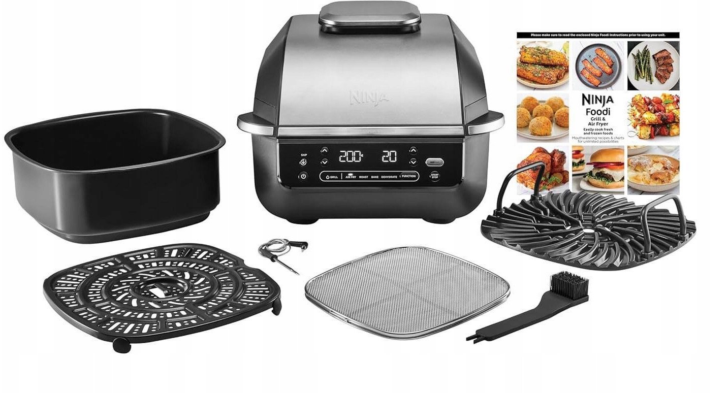 фото Аерогриль Ninja Foodi Air Grill & Air Fryer з Cooking probe EG351EU