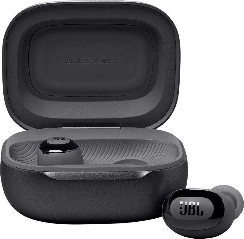 фото Навушники TWS JBL Live Buds 3 Black (JBLLIVEBUDS3BLK)