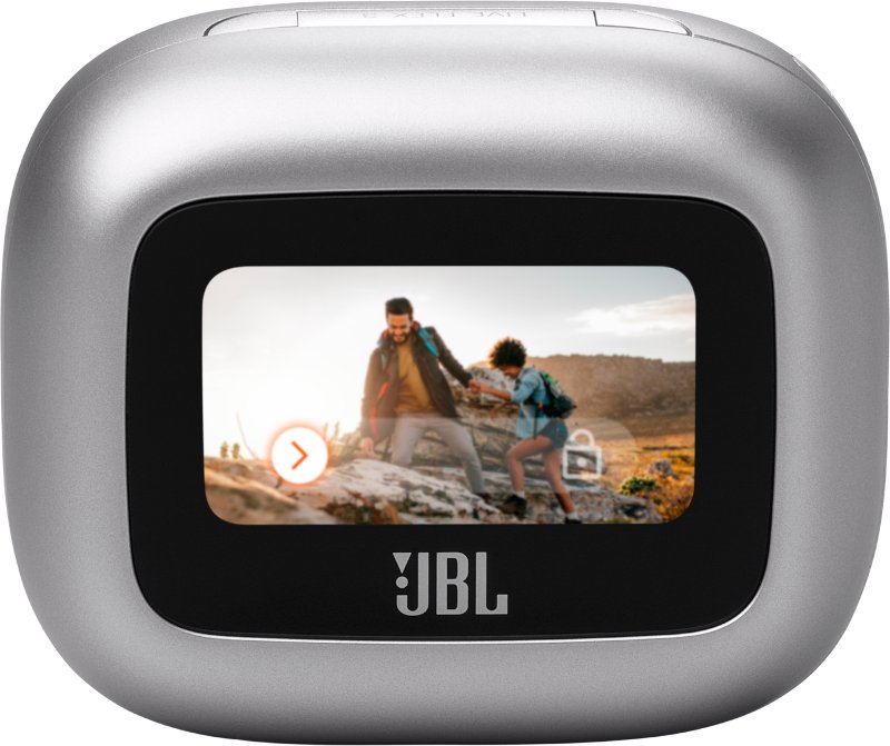фото Навушники TWS JBL Live Flex 3 Silver (JBLLIVEFLEX3SIL)